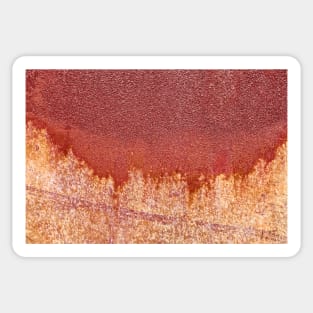 Bleeding Grunge Rust Sticker